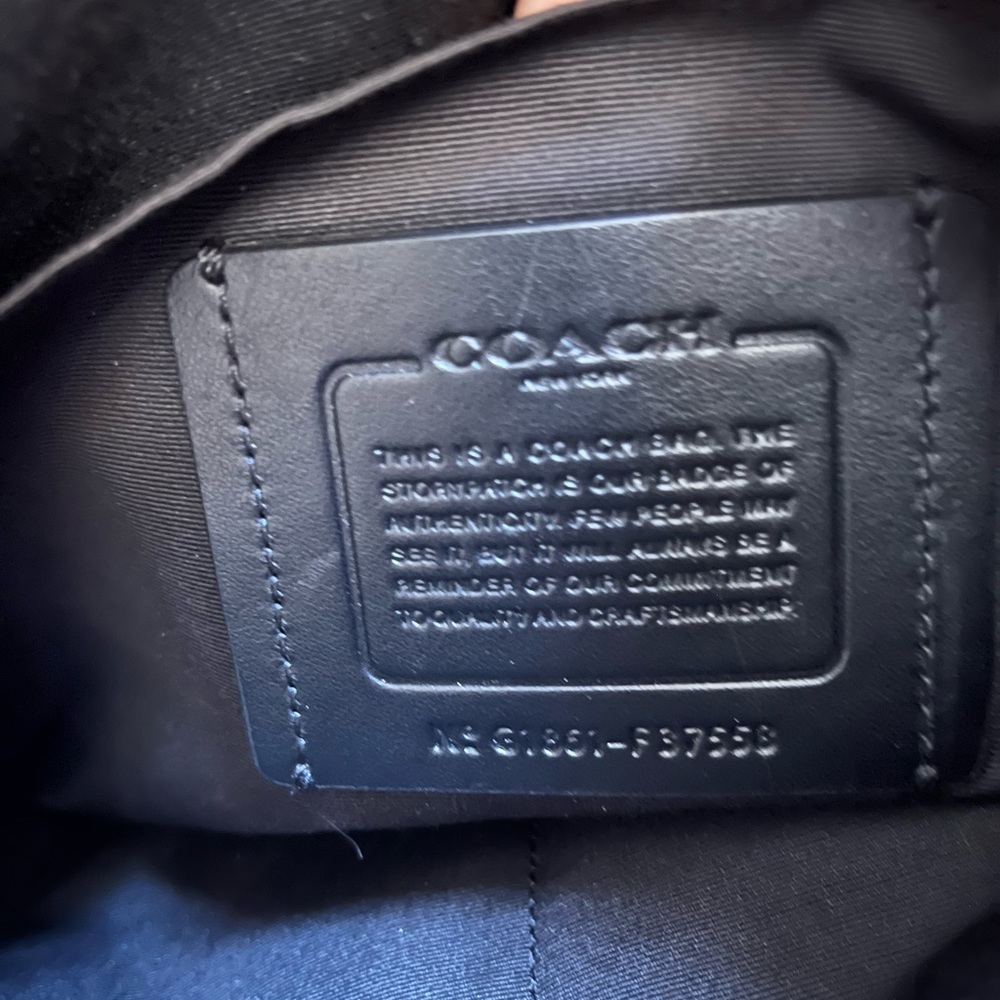 Coach Black and Grey Crossbody Bag - Picture 7 of 16